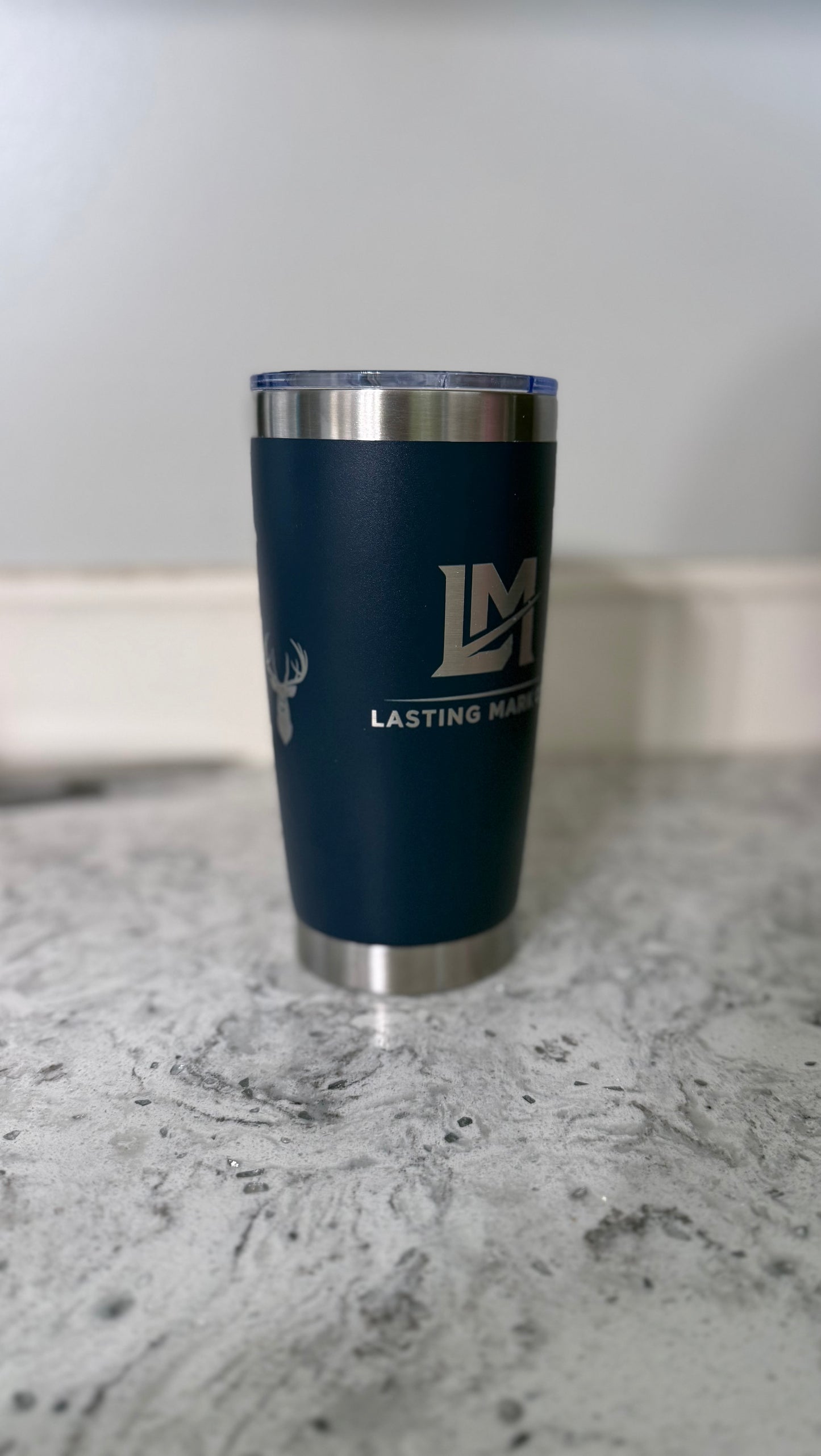 Custom Laser Engraved 20oz Stainless Steel Tumbler