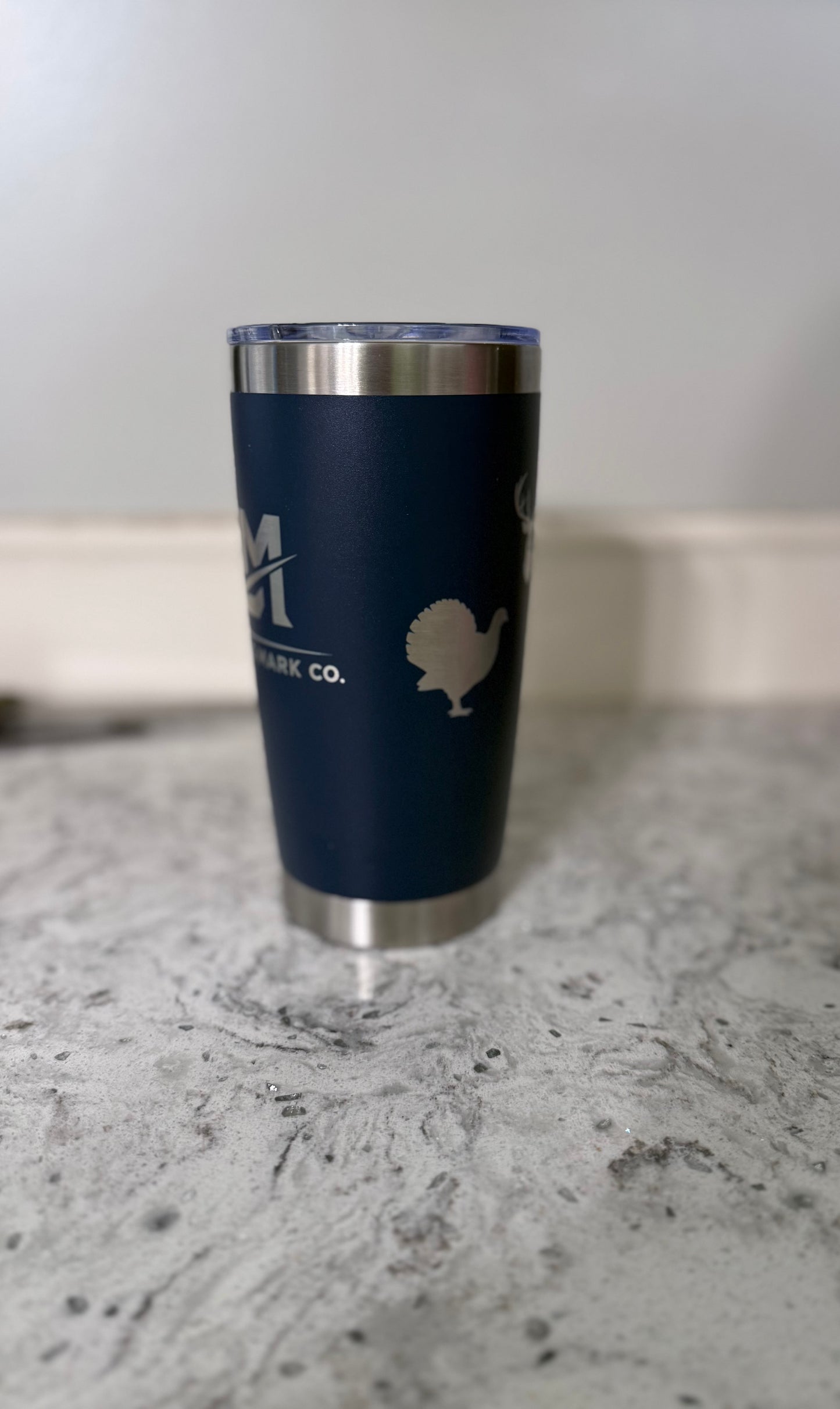 Custom Laser Engraved 20oz Stainless Steel Tumbler