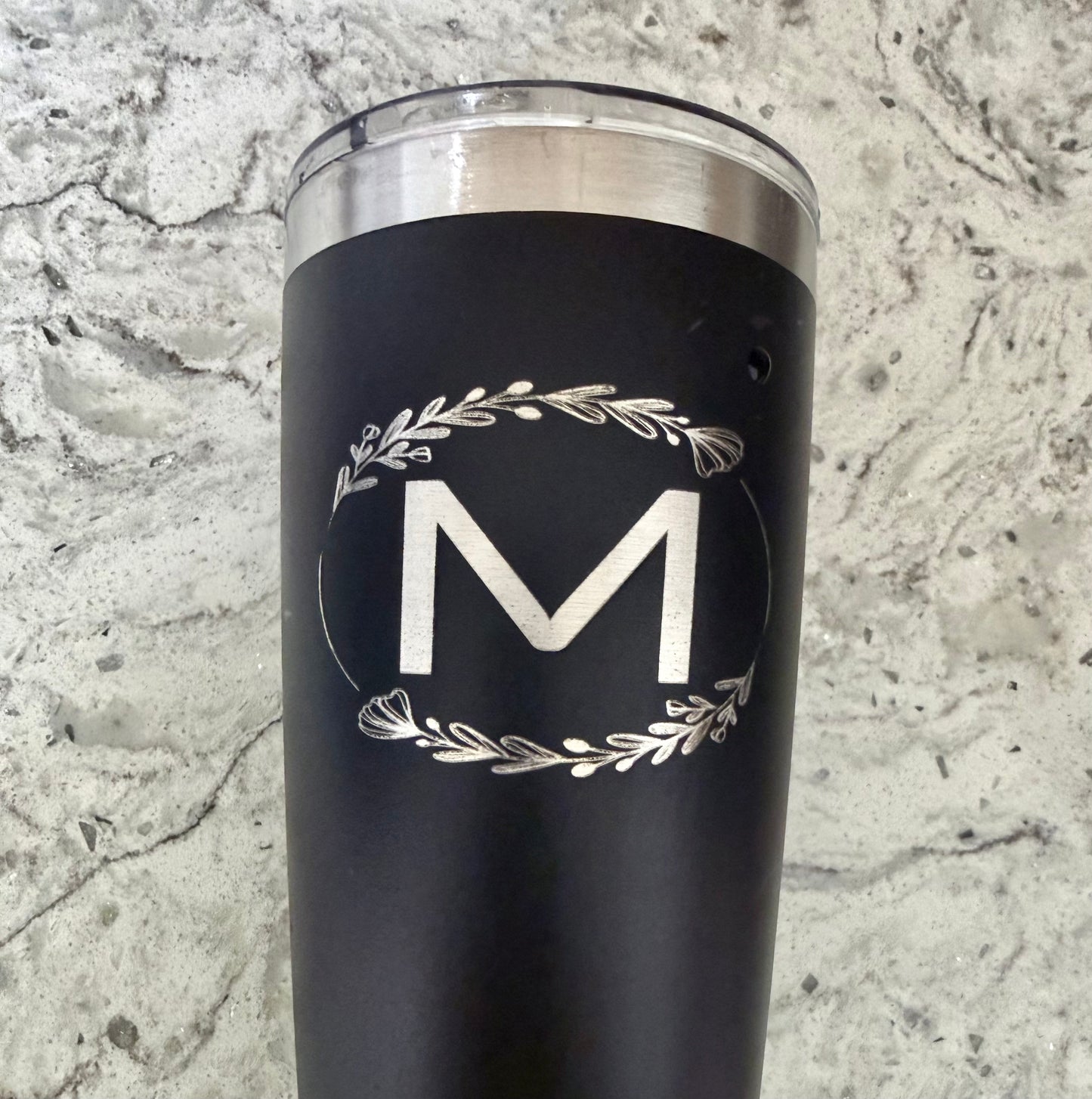 Custom Laser Engraved 20oz Stainless Steel Tumbler