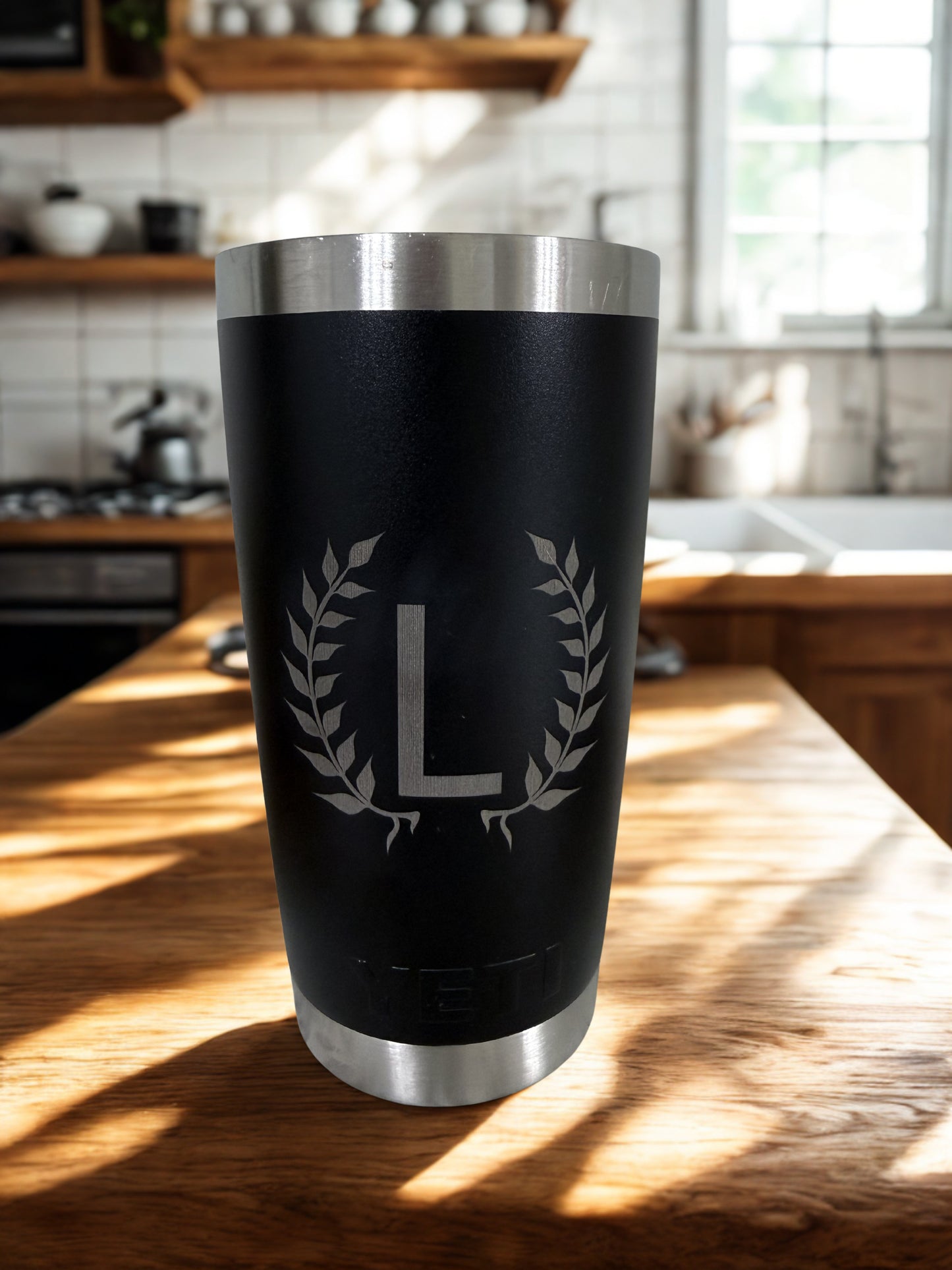 Custom Laser Engraved 20oz Stainless Steel Tumbler