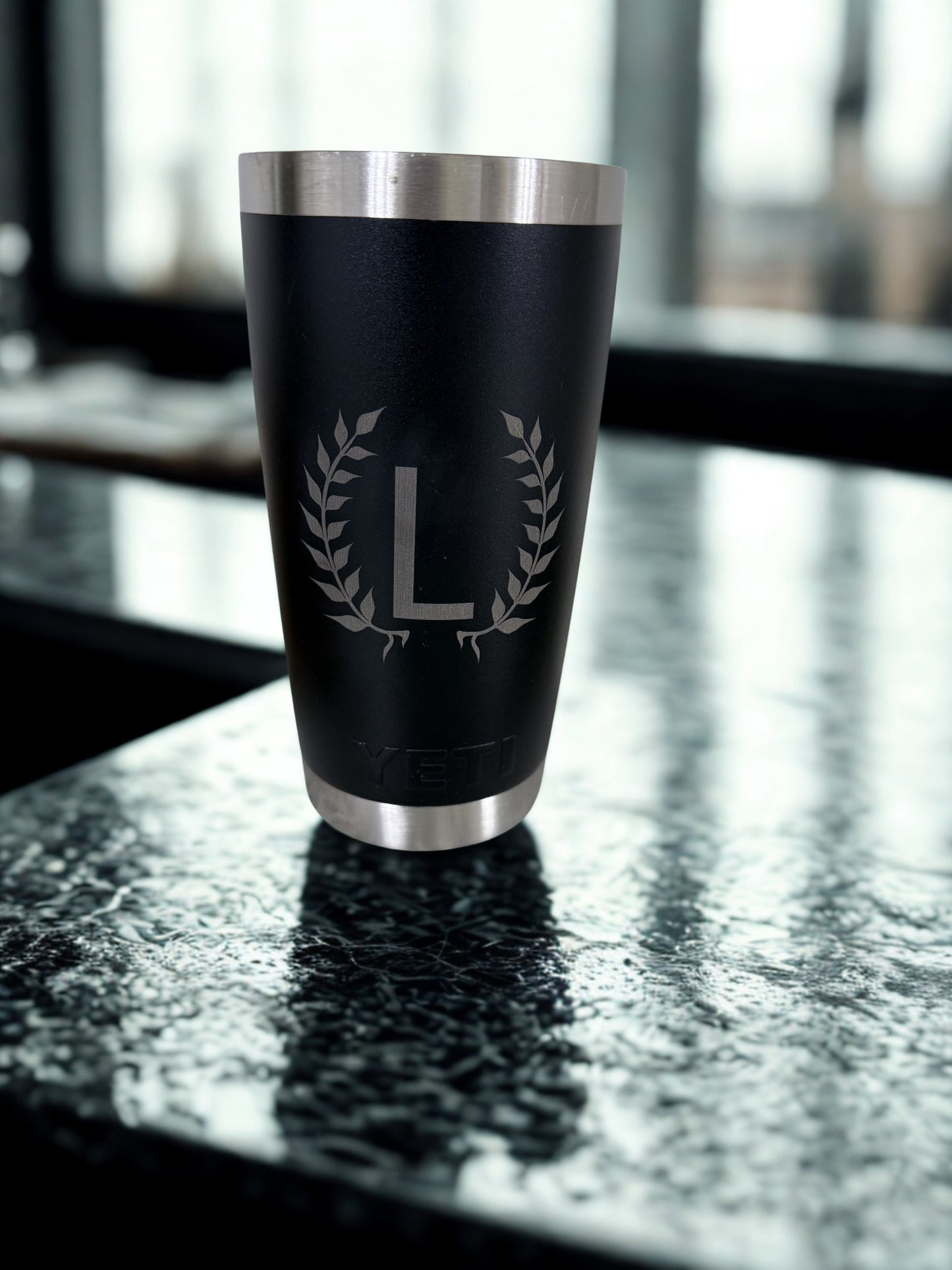 Custom Laser Engraved 20oz Stainless Steel Tumbler